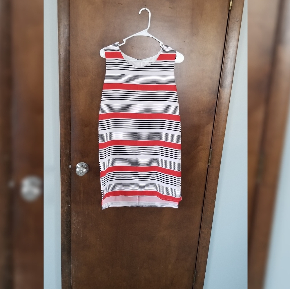 Striped mini dress
